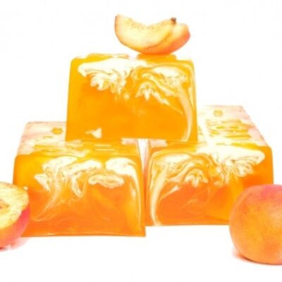 Jabón de Melocotón con aceite de coco y Almendras